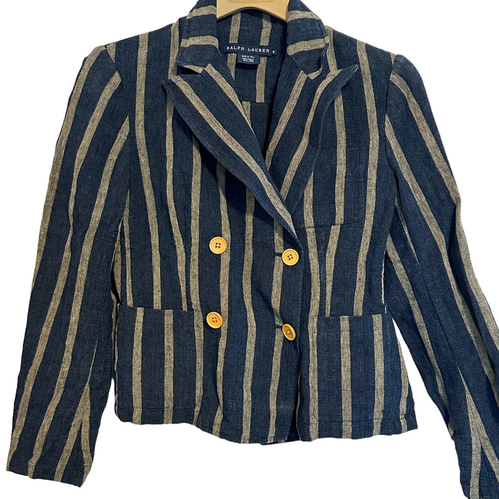 Ralph Lauren linen jacket made in Italy, size 8